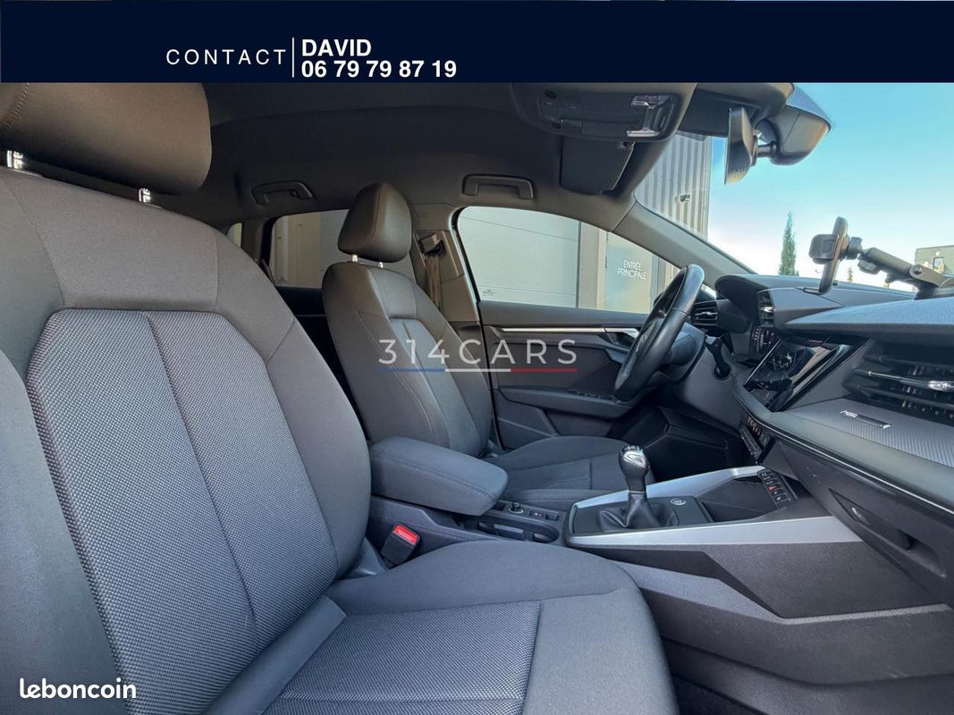 Audi A3 Sportback 30 TDI 116 2020 — vue 3