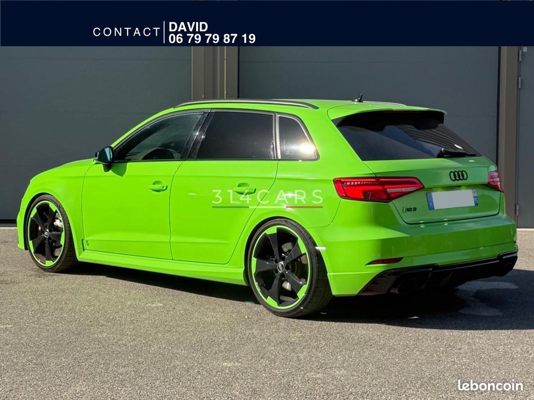 Audi RS3 Quattro 2.5 TFSI 400 2020 — vue 3