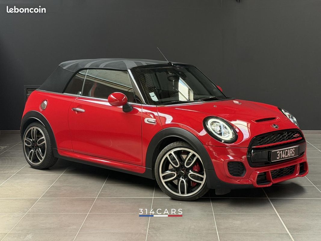 Mini Cabrio John Cooper Works 231 BVA8 2019 — vue 2